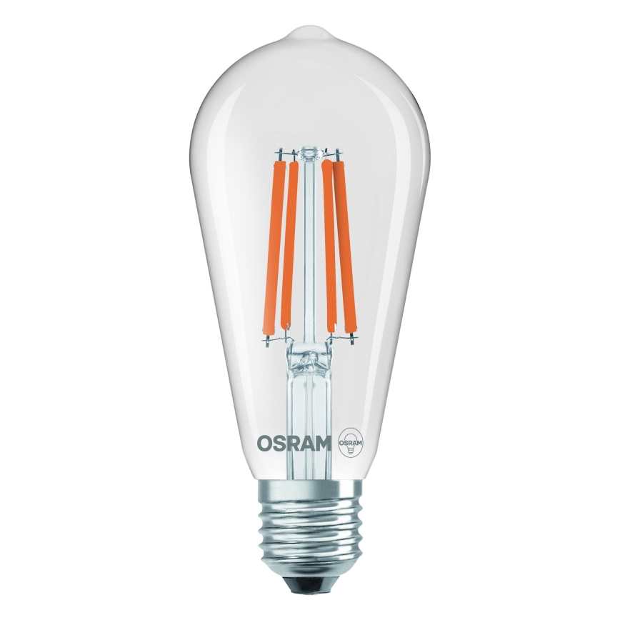 LED Lemputė CLASSIC FILAMENT E27/6,5W/230V 4000K - Osram