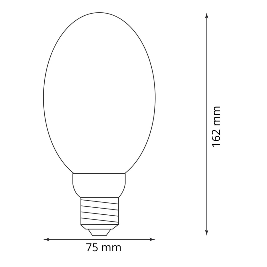LED Lemputė DECO VINTAGE B75 E27/4W/230V 1800K