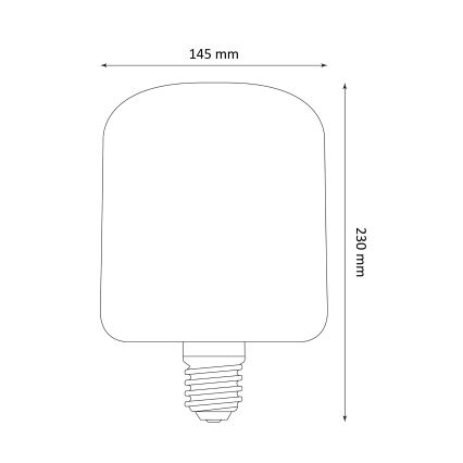 LED Lemputė DECO VINTAGE E27/4W/230V 1800K