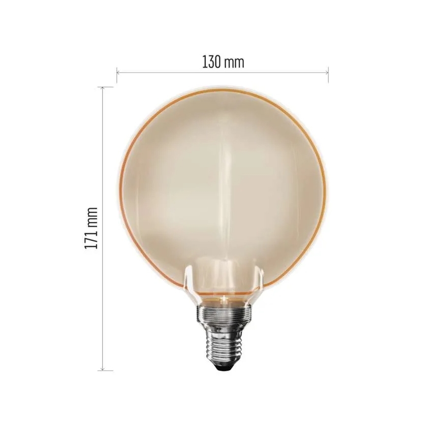 LED lemputė DECO VINTAGE G130OA E27/4W/230V 1800K