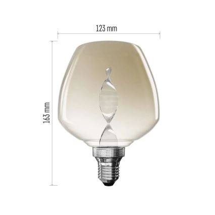 LED lemputė DECO VINTAGE S123 E27/3,5W/230V 1800K