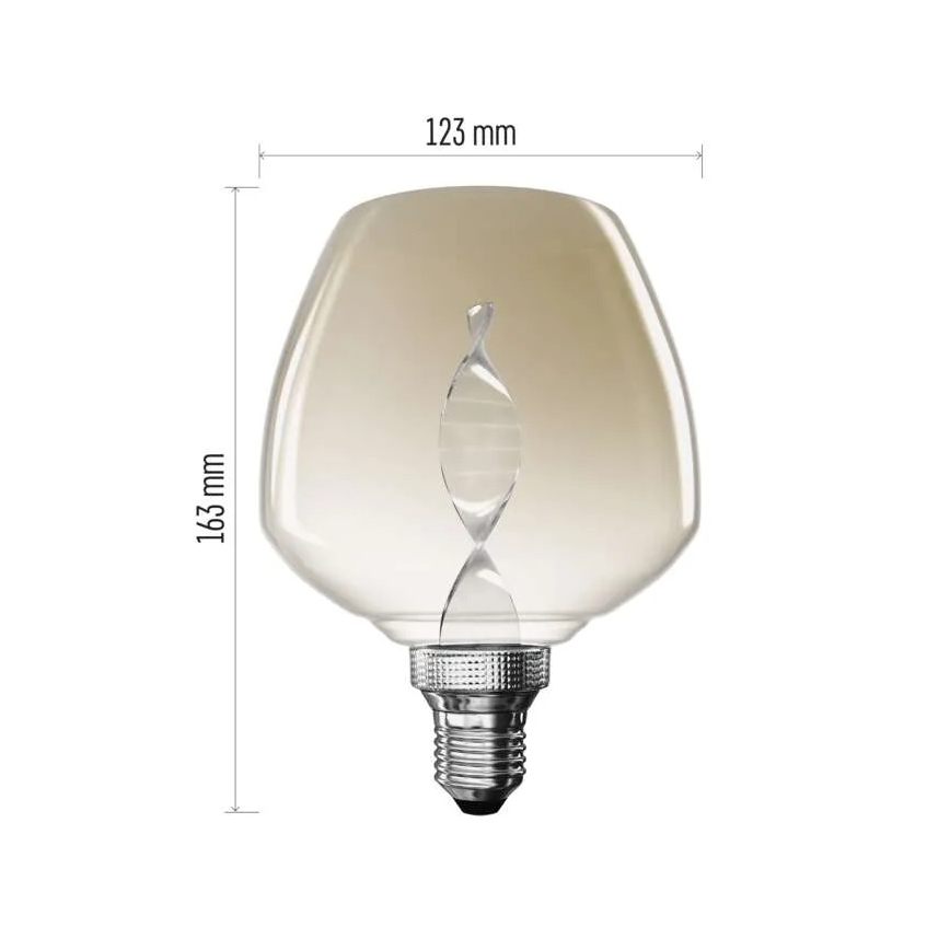 LED lemputė DECO VINTAGE S123 E27/3,5W/230V 1800K