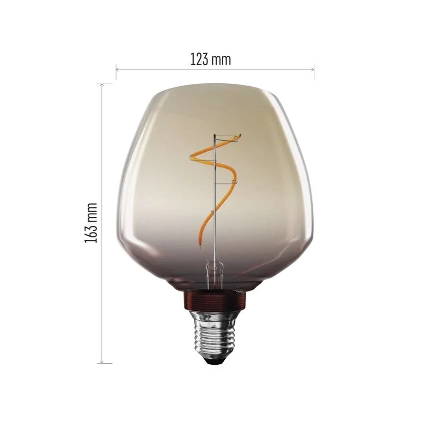 LED lemputė DECO VINTAGE S123 E27/4W/230V 1800K