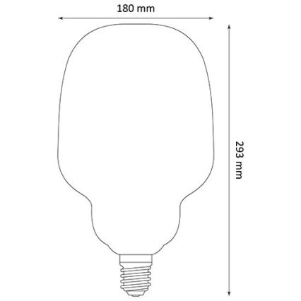 LED Lemputė DECO VINTAGE S180 E27/4W/230V 1800K