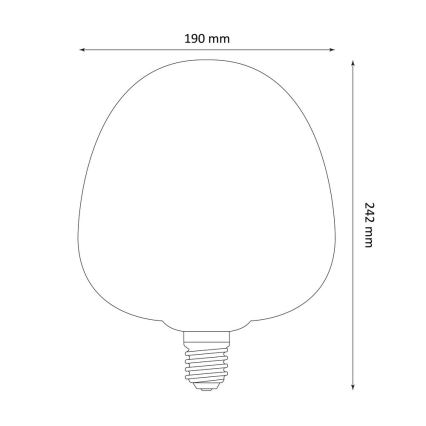 LED Lemputė DECO VINTAGE S190 E27/4W/230V 1800K