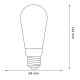 LED Lemputė DECO VINTAGE ST64 E27/3,5W/230V 1800K