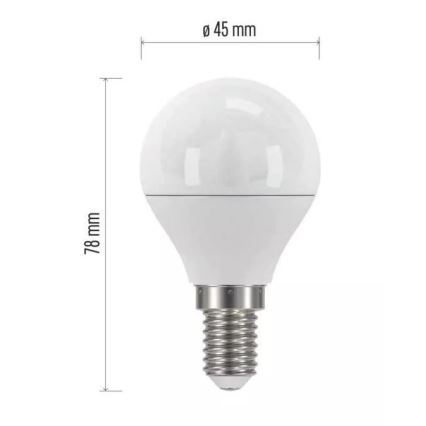 LED lemputė E14/4,2W/230V 2700K CRI 94 Ra