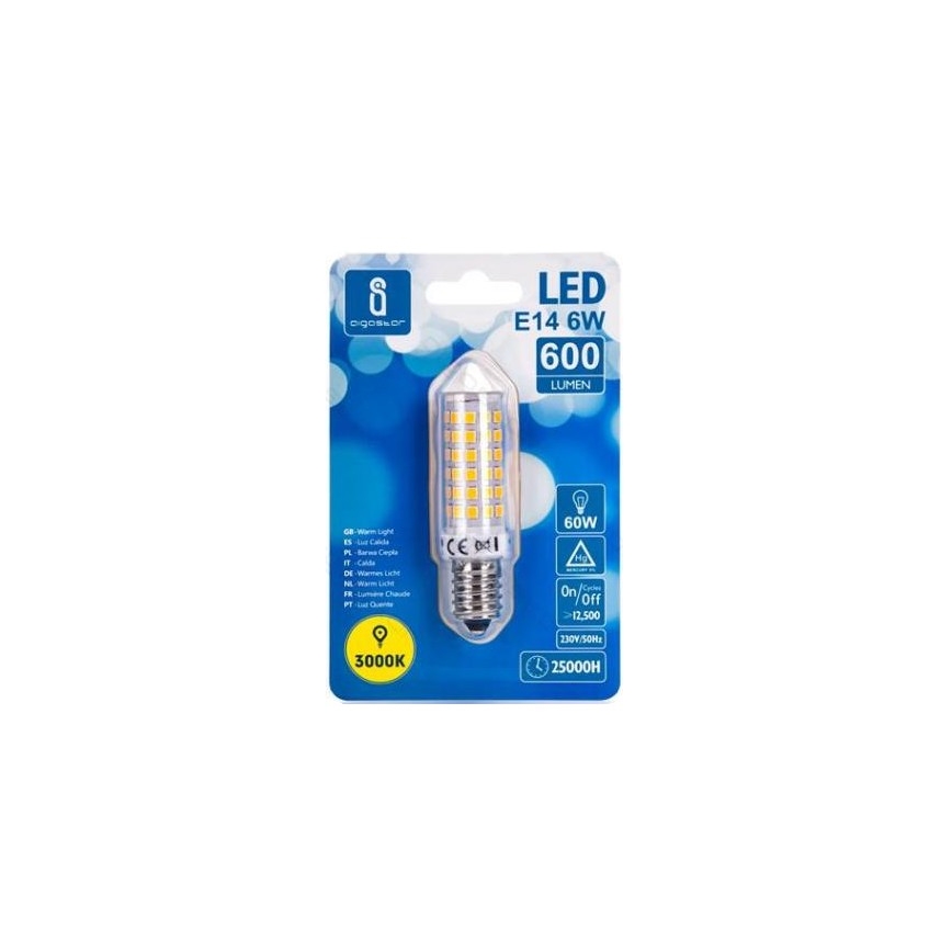 LED Lemputė E14/6W/230V 3000K - Aigostar