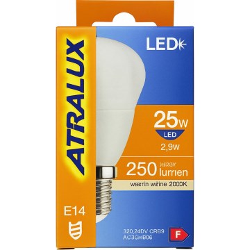 LED lemputė E14/6W/230V 3000K - Attralux