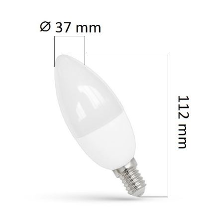 LED lemputė E14 / 8W / 230V 3000 K