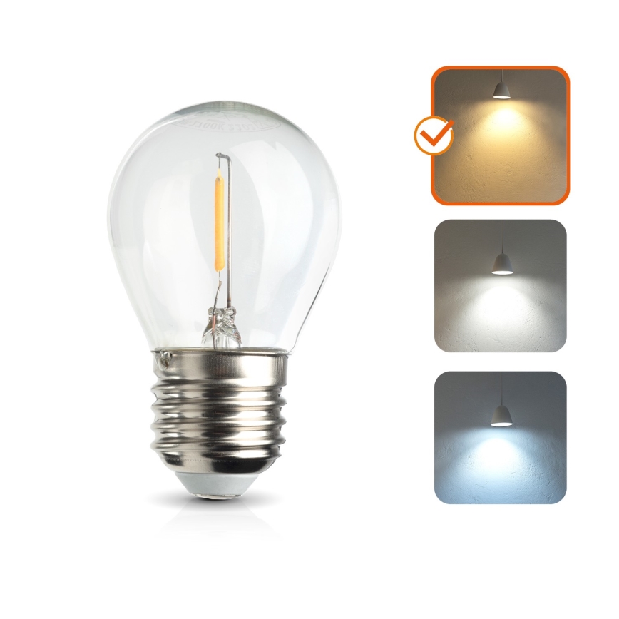LED lemputė E27/1,3W/230V 2700K