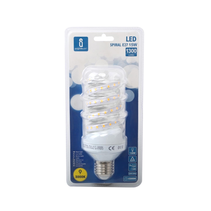 LED Lemputė E27/15W/230V 3000K - Aigostar