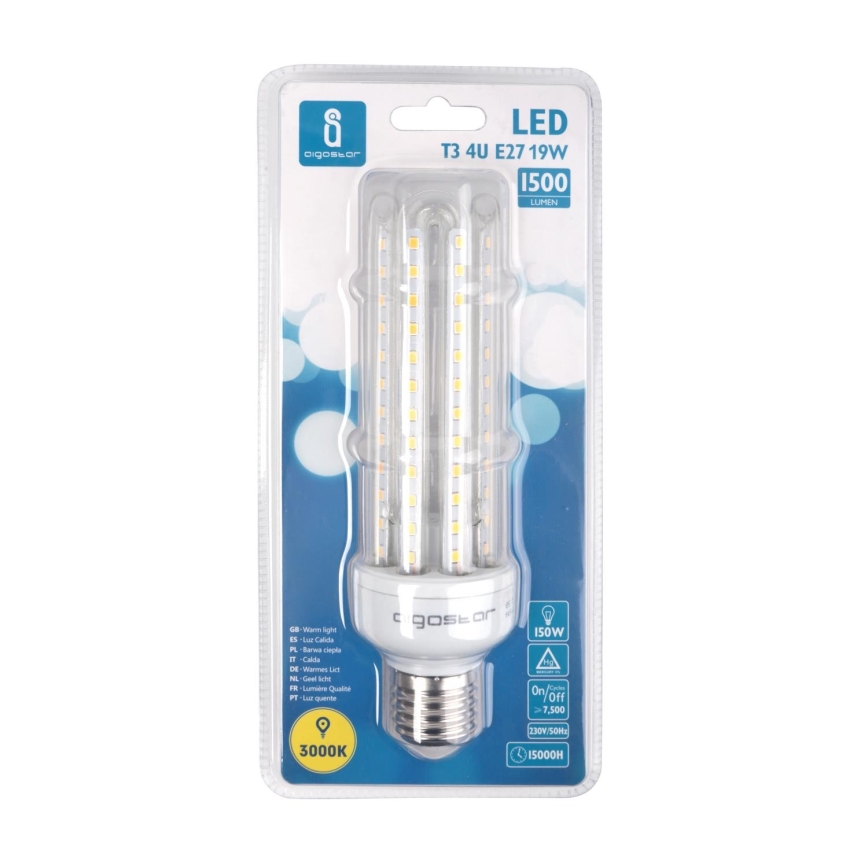 LED Lemputė E27/19W/230V 3000K - Aigostar