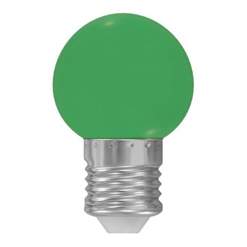 LED lemputė E27/1W/230V 5500-6500K žalia