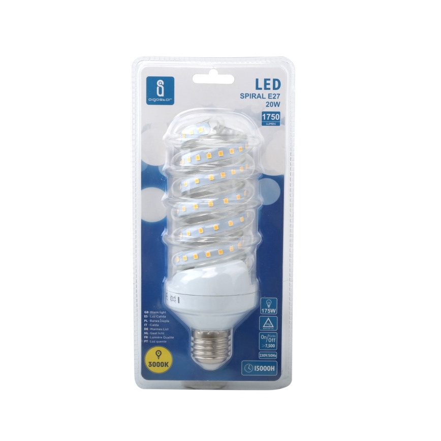LED Lemputė E27/20W/230V 3000K - Aigostar
