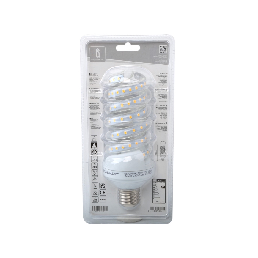 LED Lemputė E27/20W/230V 3000K - Aigostar