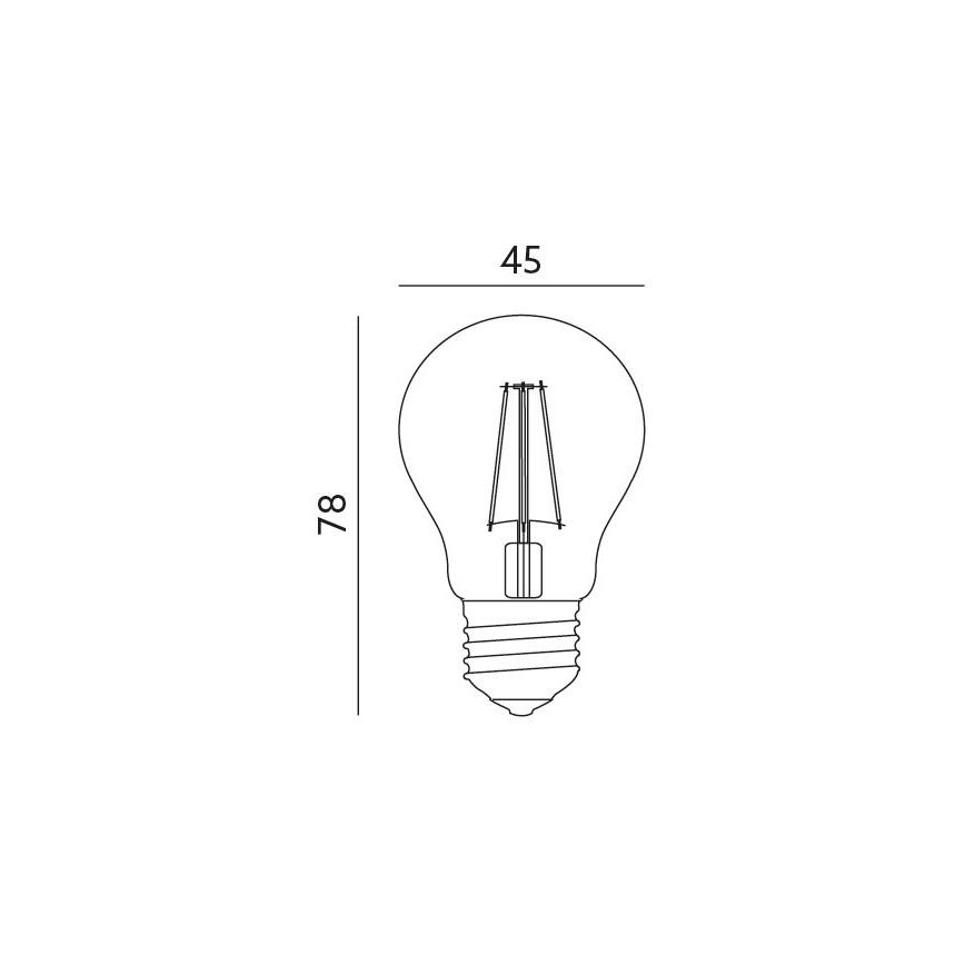 LED Lemputė E27/4W/230V 3000K