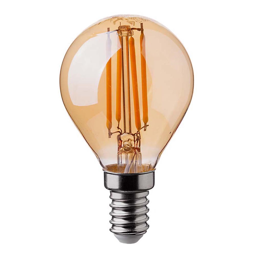 LED Lemputė FILAMENT AMBER P45 E14/4W/230V 2200K