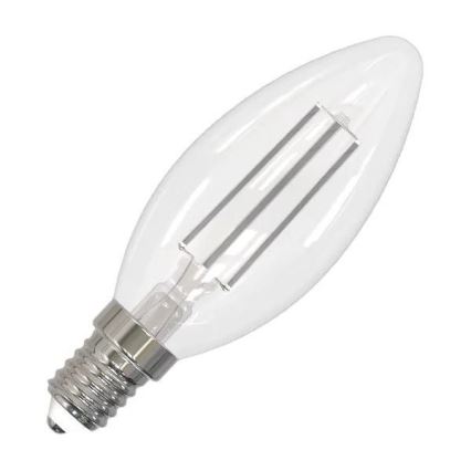 LED Lemputė BALTA SIJONINĖ C35 E14/4,5W/230V 4000K