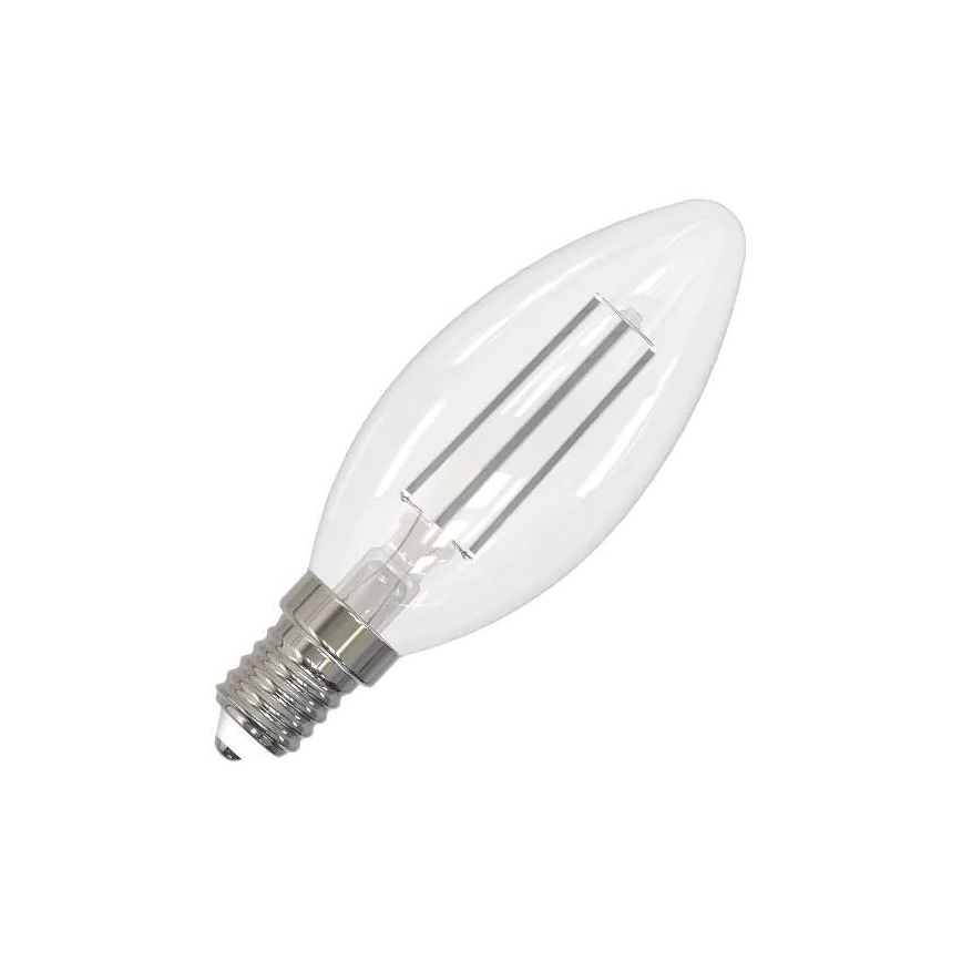 LED Lemputė BALTA SIJONINĖ C35 E14/4,5W/230V 4000K