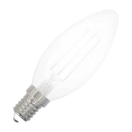 LED Lemputė BALTA SIJONINĖ C35 E14/4,5W/230V 4000K