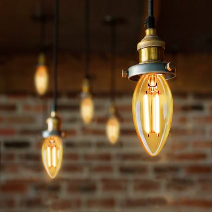 LED lemputė FILAMENT C35 E27/8W/230V 2200K - Aigostar