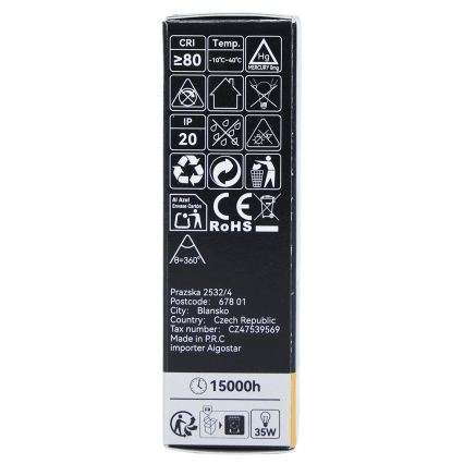 LED lemputė FILAMENT T25 E14/4W/230V 3000K - BRILAGI