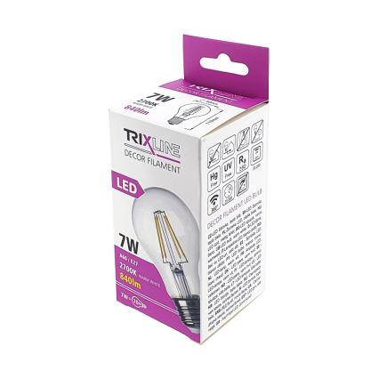 LED Lemputė FILAMENT VINTAGE A60 E27/7W/230V 2700K