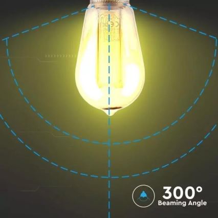 LED Lemputė FILAMENT VINTAGE E27/4W/230V 1800K Art Edition