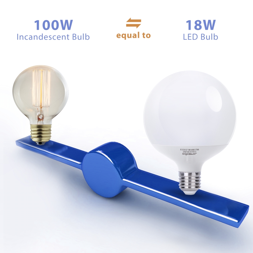 LED lemputė G120 E27/18W/230V 6500K - Aigostar