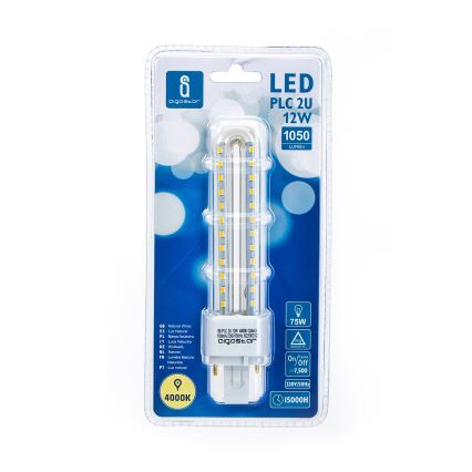 LED lemputė G24D-3/12W/230V 4000K - Aigostar