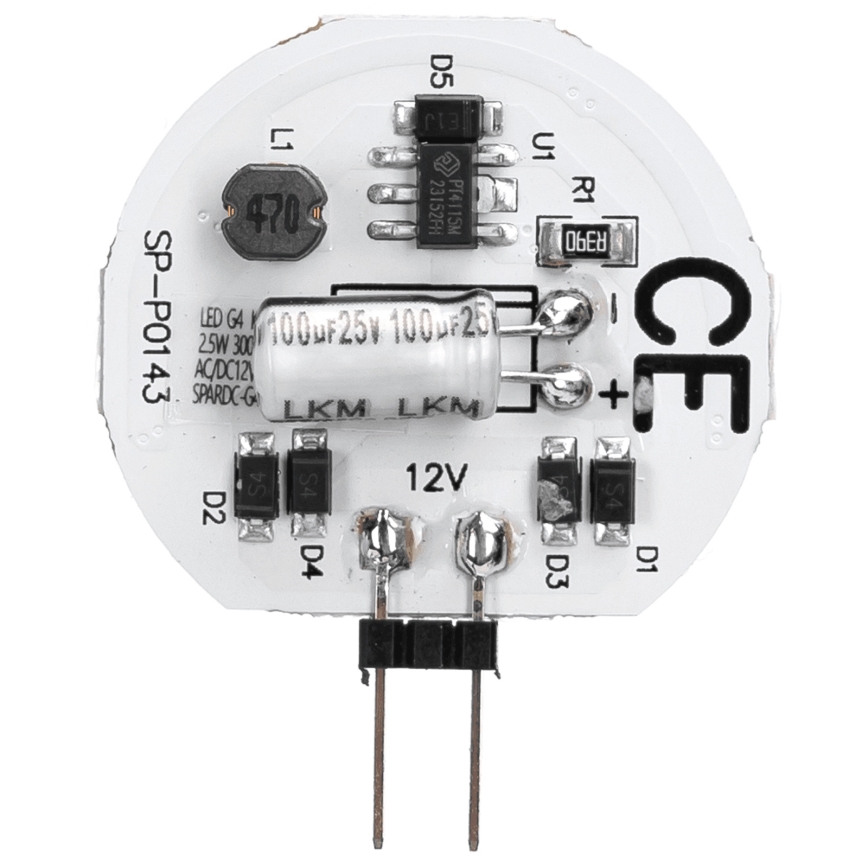 LED lemputė G4/2,5W/12V 3000K - Aigostar