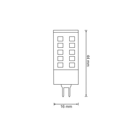 LED lemputė G4/3W/12V 6500K