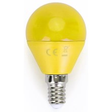 LED Lemputė G45 E14/4W/230V geltona - Aigostar