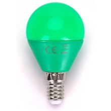LED Lemputė G45 E14/4W/230V green - Aigostar
