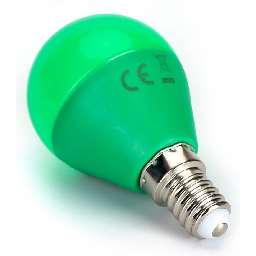 LED Lemputė G45 E14/4W/230V green - Aigostar