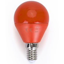 LED Lemputė G45 E14/4W/230V oranžinė - Aigostar 100003OFY