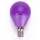 LED Lemputė G45 E14/4W/230V violetinė - Aigostar