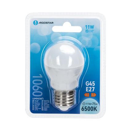 LED lemputė G45 E27/11W/230V 6500K - Aigostar