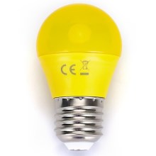 LED Lemputė G45 E27/4W/230V geltona - Aigostar