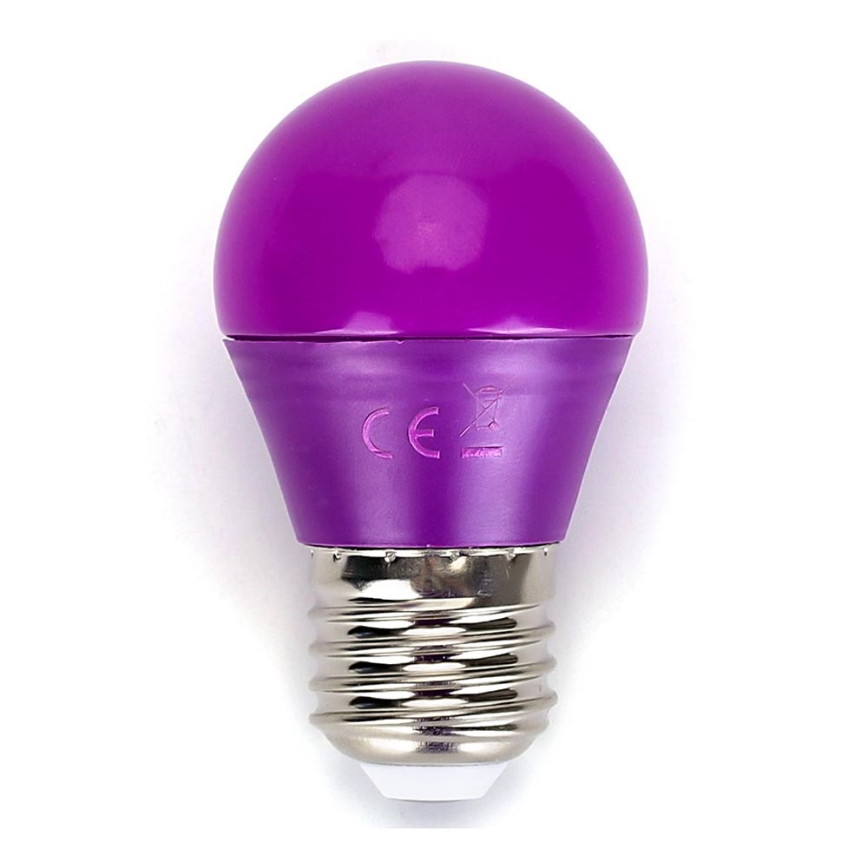 LED Lemputė G45 E27/4W/230V violetinė - Aigostar