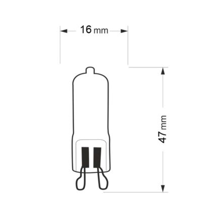 LED lemputė G9/2,5W/230V 3000K