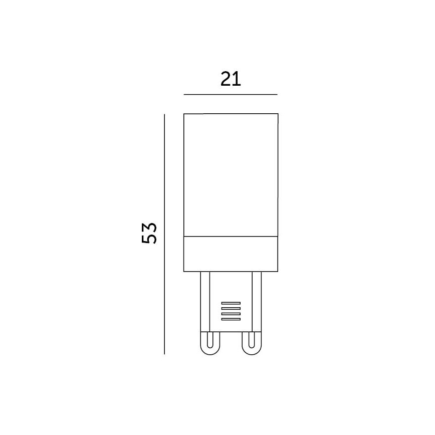 LED lemputė G9/3W/230V 4000K 100°