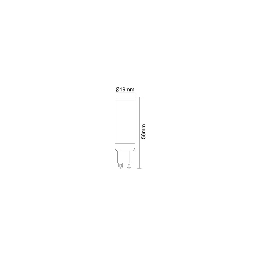 LED lemputė G9/4,6W/230V 4000K