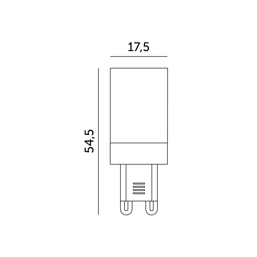 LED Lemputė G9/4W/230V 3000K