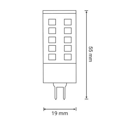 LED Lemputė G9/4W/230V 3000K