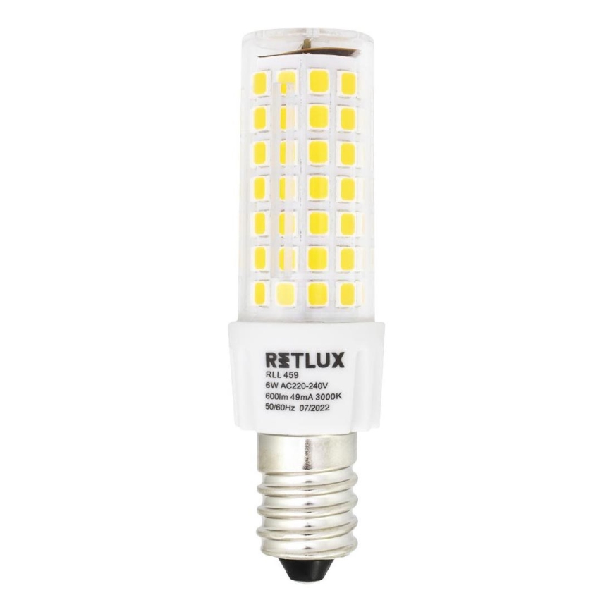 LED lemputė gartraukio E14/6W/230V 3000K