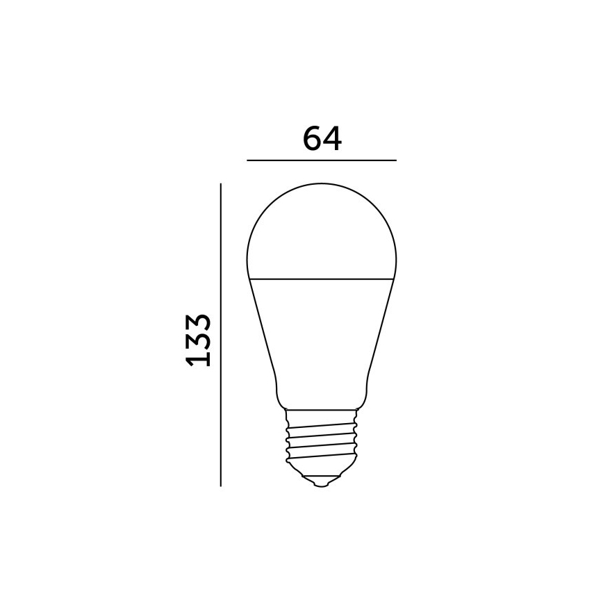 LED lemputė GS E27/17W/230V 3000K