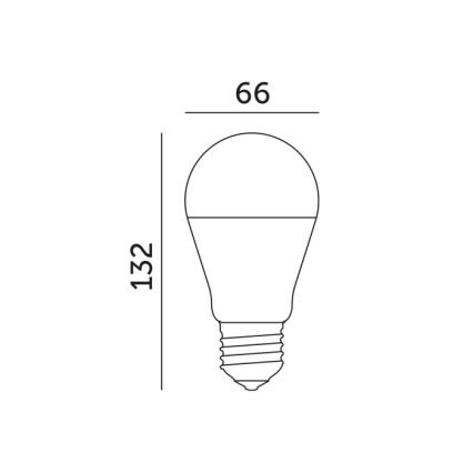LED lemputė GS E27/22W/230V 6500K