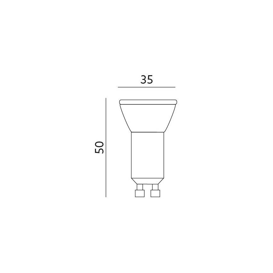 LED lemputė GU10-MR11/4W/230V 3000K